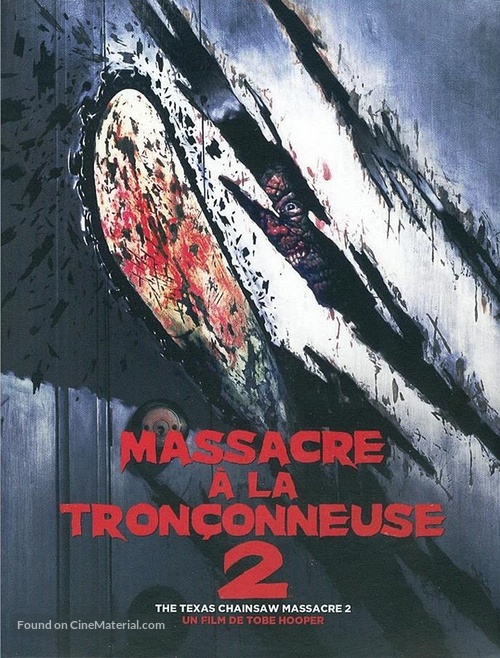 The Texas Chainsaw Massacre 2 - French Blu-Ray movie cover