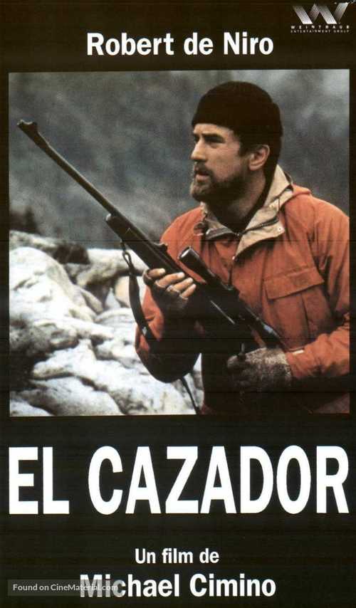 The Deer Hunter - Spanish VHS movie cover