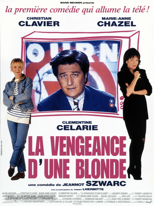 La vengeance d&#039;une blonde - French Movie Poster