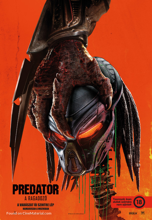 The Predator - Hungarian Movie Poster