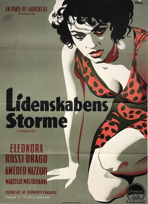 Sensualit&agrave; - Danish Movie Poster