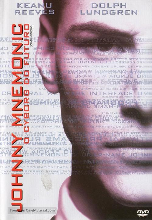 Johnny Mnemonic - Brazilian DVD movie cover