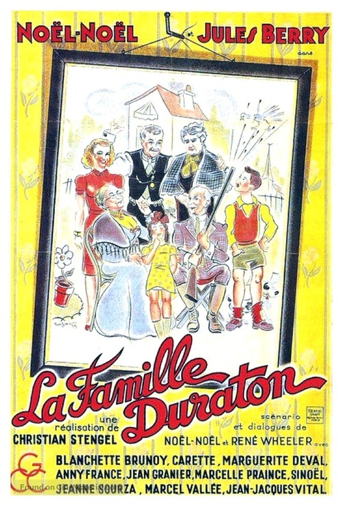 La famille Duraton - French Movie Poster