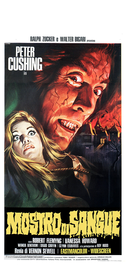 The Blood Beast Terror - Italian Movie Poster