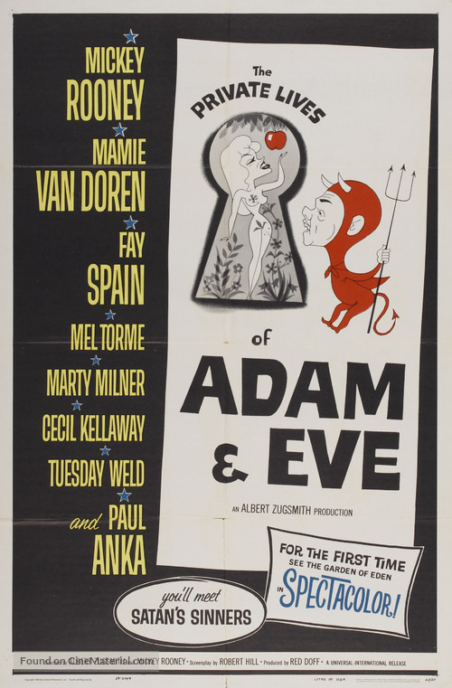The Private Lives of Adam and Eve - Movie Poster