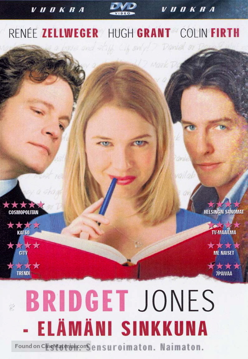 Bridget Jones&#039;s Diary - Finnish Movie Cover