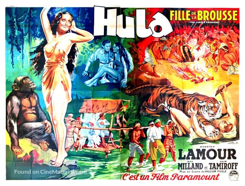 The Jungle Princess - French Movie Poster