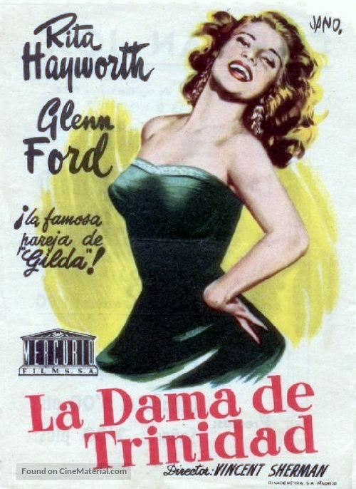 Affair in Trinidad - Spanish Movie Poster