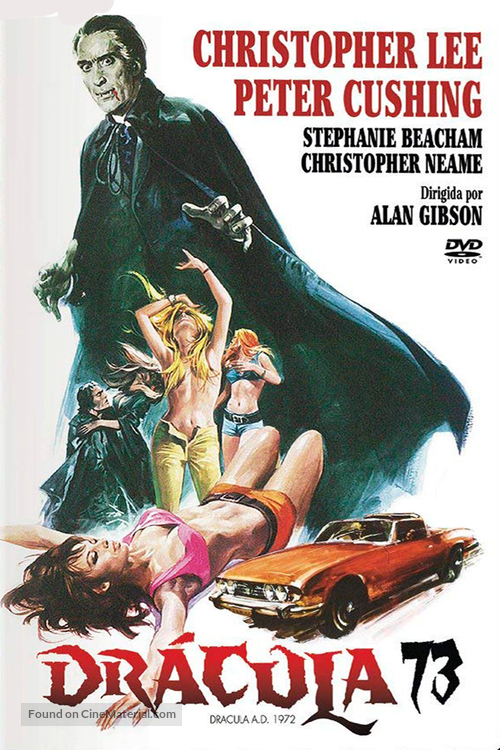 Dracula A.D. 1972 - Spanish Movie Cover