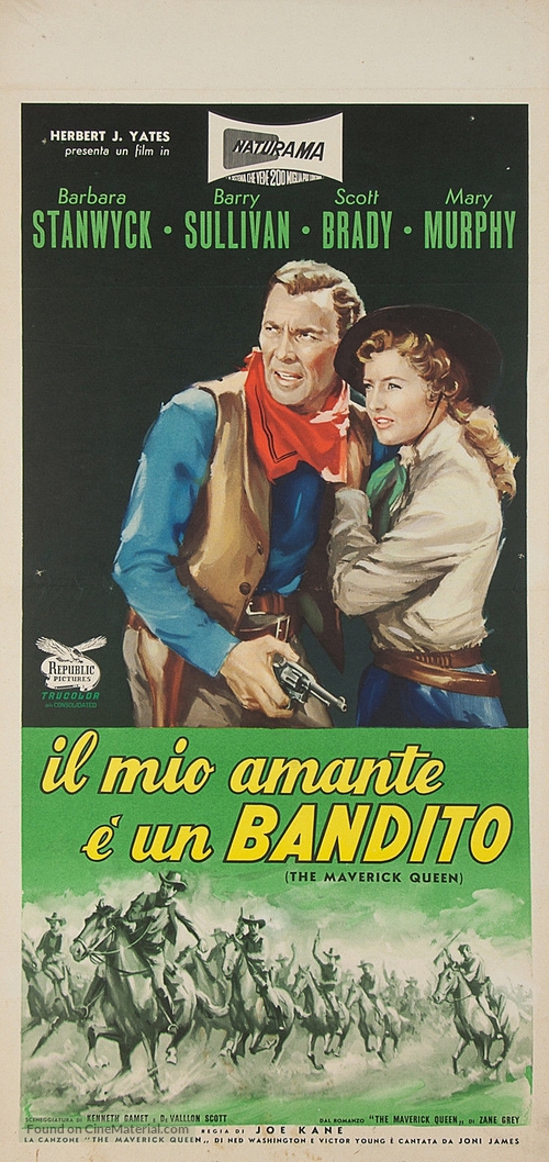 The Maverick Queen - Italian Movie Poster