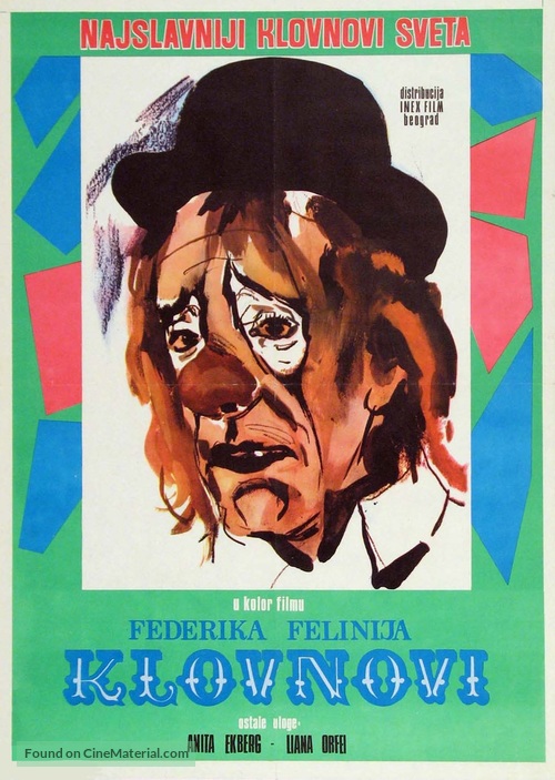 I clowns - Yugoslav Movie Poster