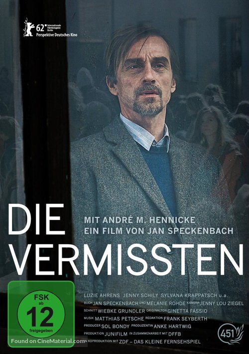 Die Vermissten - German DVD movie cover