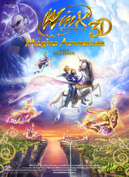 Winx Club 3D: Magic Adventure - Italian Movie Poster