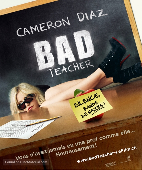 Bad Teacher - Swiss Movie Poster
