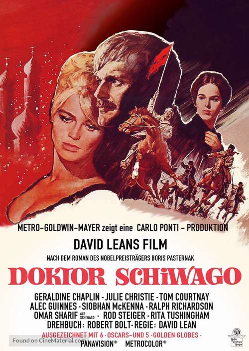 Doctor Zhivago - German Movie Poster