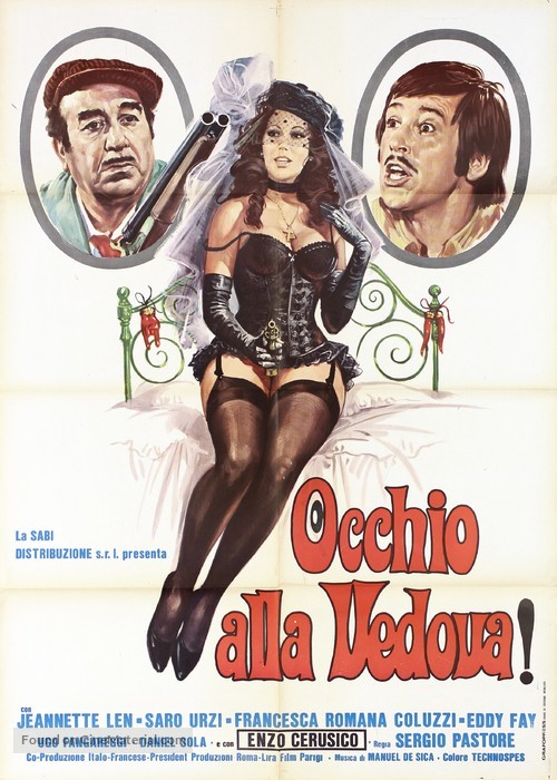 Occhio alla vedova! - Italian Movie Poster