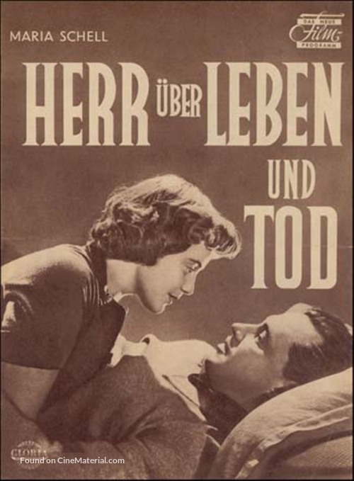 Herr &uuml;ber Leben und Tod - German poster