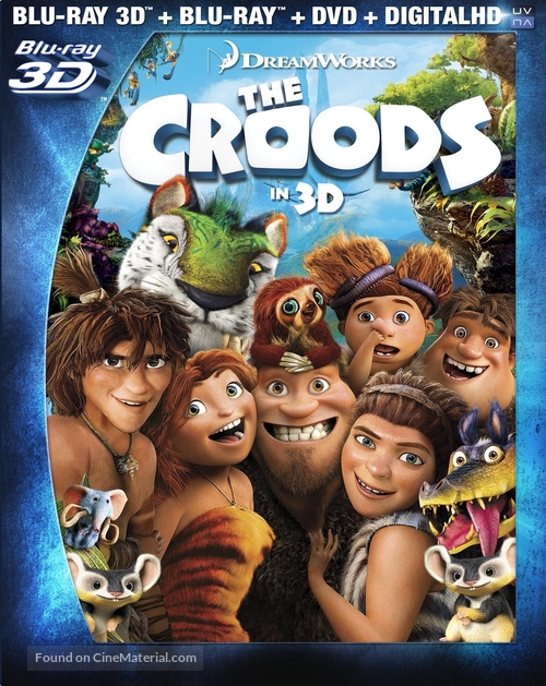 The Croods - Blu-Ray movie cover