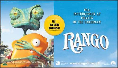 Rango - Danish Movie Poster