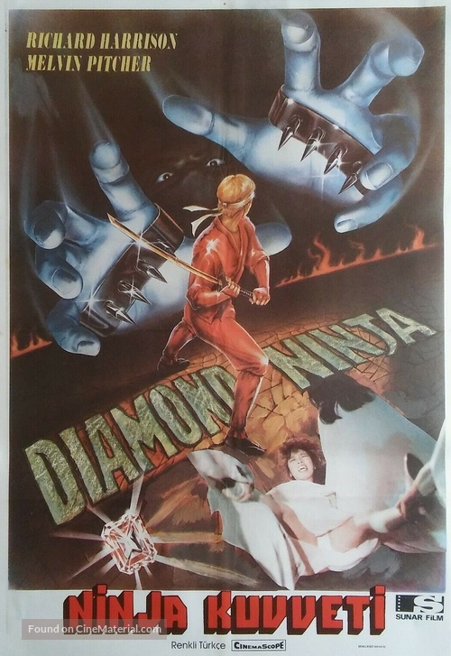 Diamond Ninja Force - Turkish Movie Poster