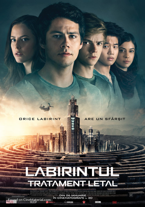 Maze Runner: The Death Cure - Romanian Movie Poster