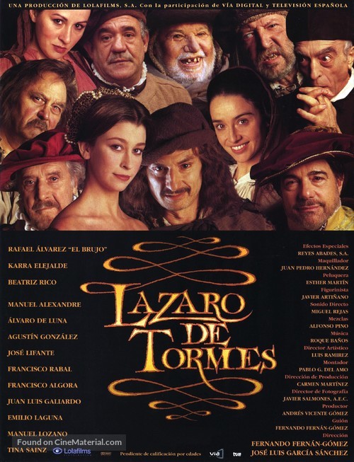 L&aacute;zaro de Tormes - Spanish Movie Poster