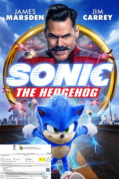 Sonic the Hedgehog - Indian Movie Cover