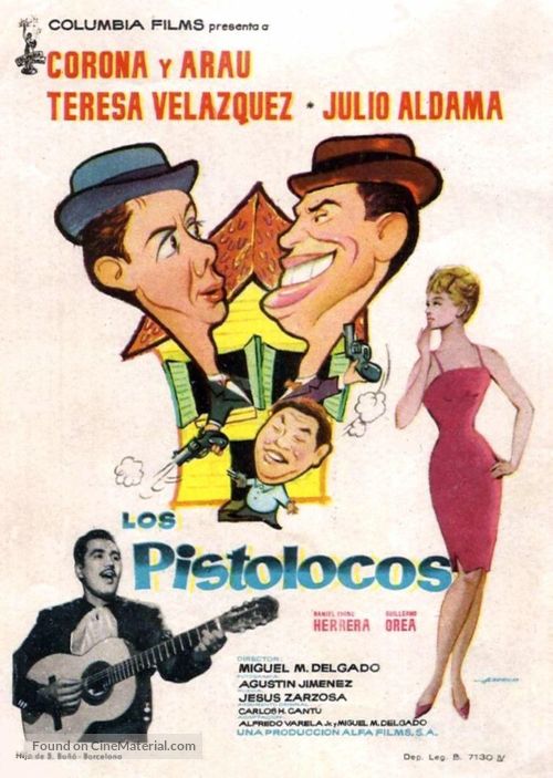 Los pistolocos - Spanish Movie Poster