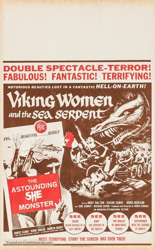 The Saga of the Viking Women and Their Voyage to the Waters of the Great Sea Serpent - Combo movie poster