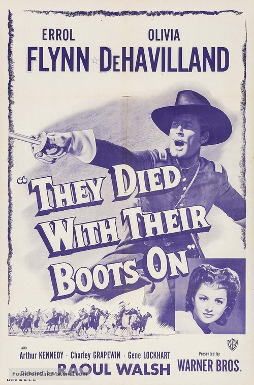 They Died with Their Boots On (1941) movie poster