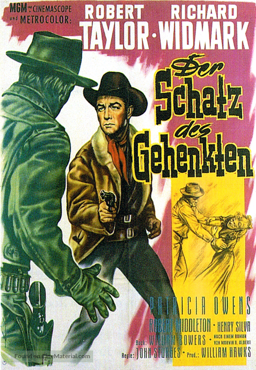 The Law and Jake Wade - German Movie Poster