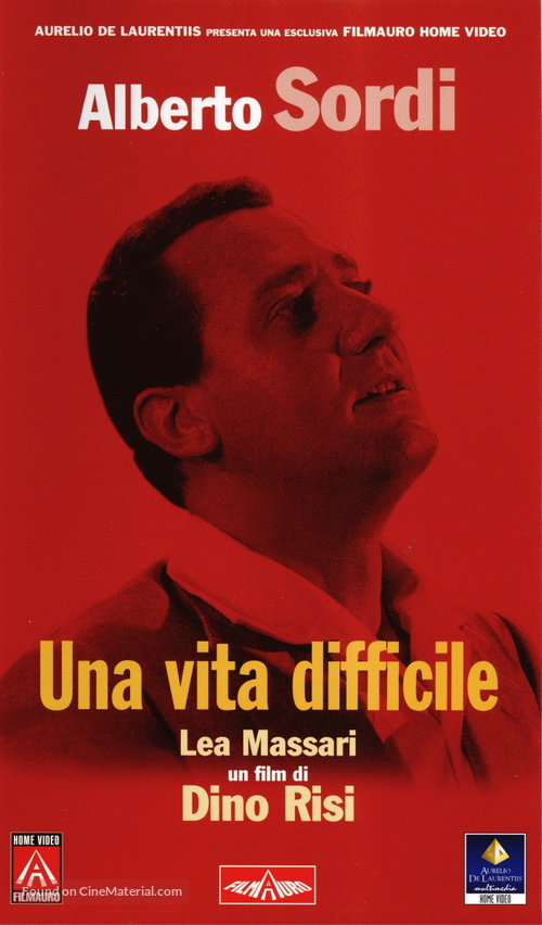 Una vita difficile - Italian VHS movie cover