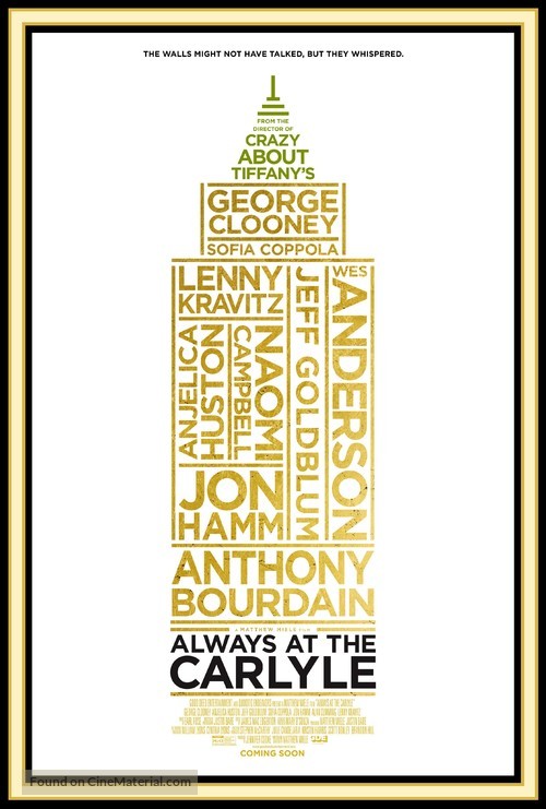 Always at The Carlyle - Movie Poster