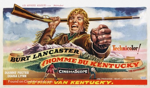 The Kentuckian - Belgian Movie Poster