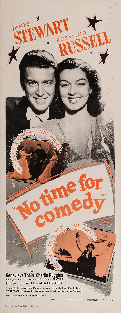 No Time for Comedy - Movie Poster