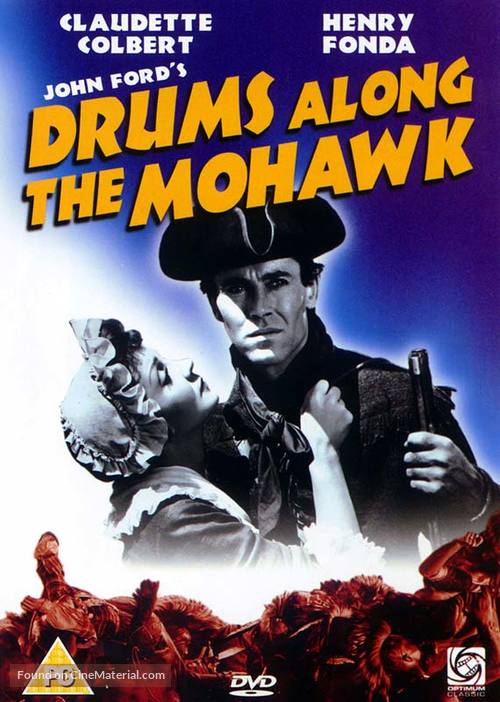 Drums Along the Mohawk - British DVD movie cover