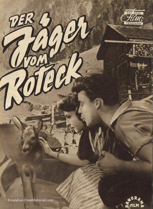 Der J&auml;ger vom Roteck - German poster