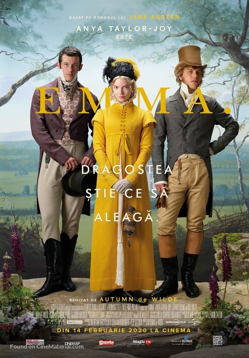 Emma. - Romanian Movie Poster