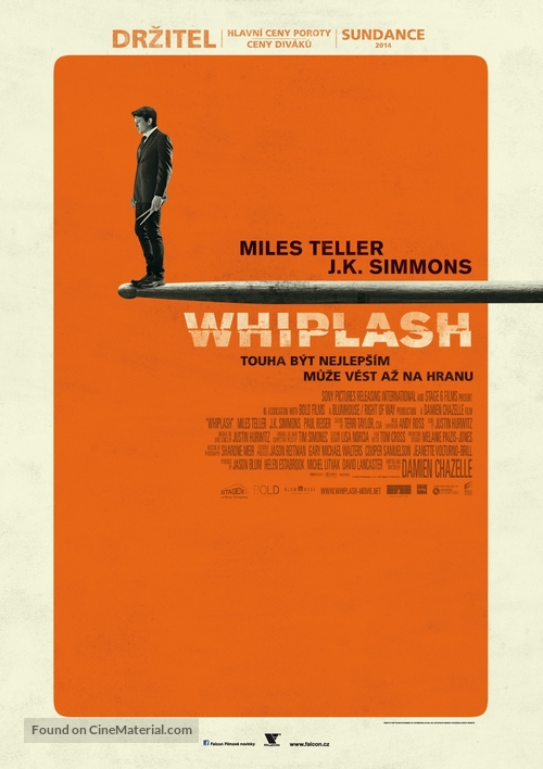 Whiplash - Czech Theatrical movie poster