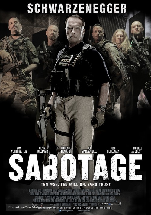 Sabotage - Polish Movie Poster