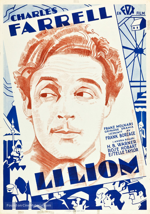 Liliom - Swedish Movie Poster
