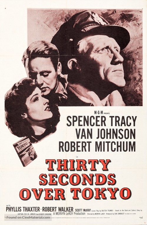 Thirty Seconds Over Tokyo - Re-release movie poster