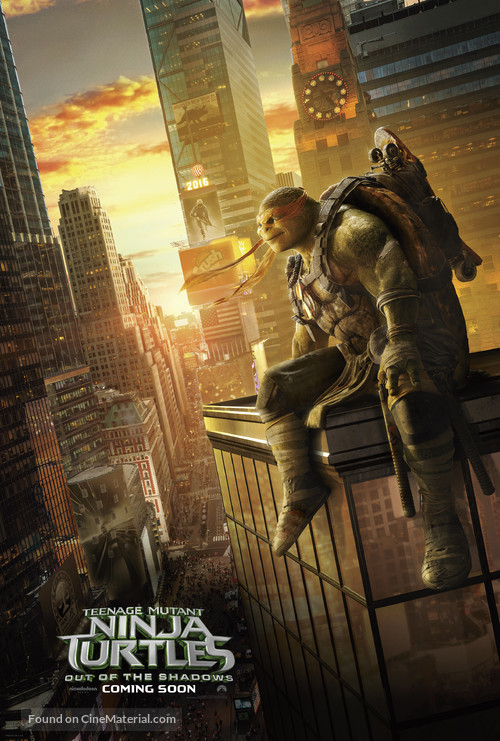 Teenage Mutant Ninja Turtles: Out of the Shadows - British Movie Poster