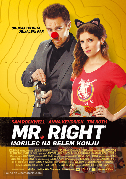 Mr. Right - Slovenian Movie Poster