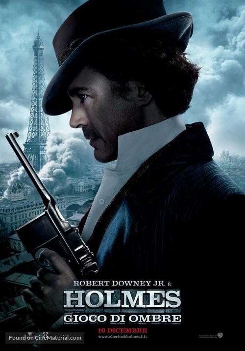 Sherlock Holmes: A Game of Shadows - Italian Movie Poster