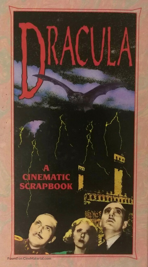 Dracula: A Cinematic Scrapbook - VHS movie cover