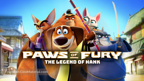 Paws of Fury: The Legend of Hank - British Movie Cover