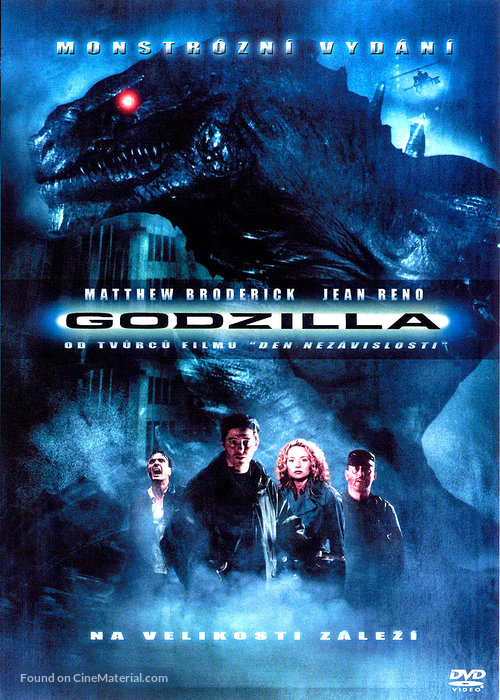 Godzilla - Czech DVD movie cover