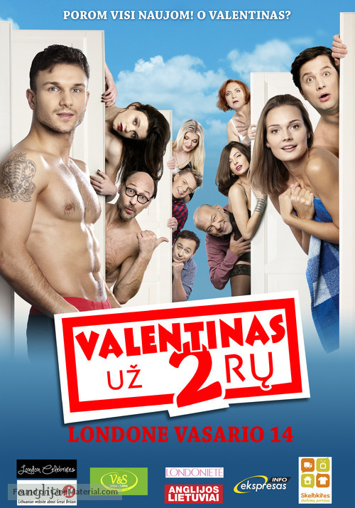 Valentinas uz 2ru - Lithuanian Movie Poster