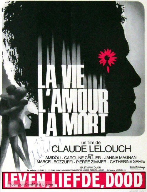 La vie, l&#039;amour, la mort - Belgian Movie Poster